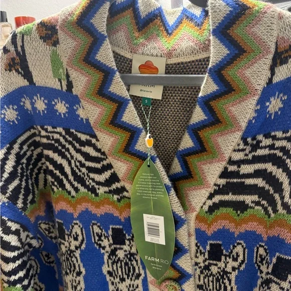 FARM Rio Multicolor Patterned Cardigan - Picture 2 of 3